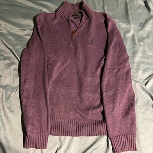 Mens Ralph Lauren polo quarter zip sweater